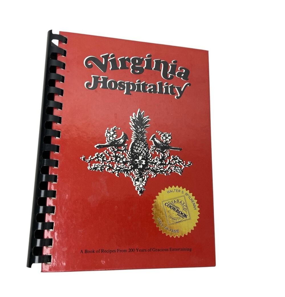 Cookbook Virginia Hospitality The Junior League Of Hampton Roads Recipes Meals